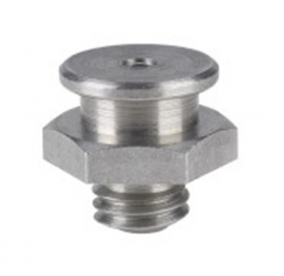 Пресс-масленка плоская М1 16 мм. М10х1,нержавеющая сталь AISI304, Европейский стандарт DIN3404, MasloSmenka 011201