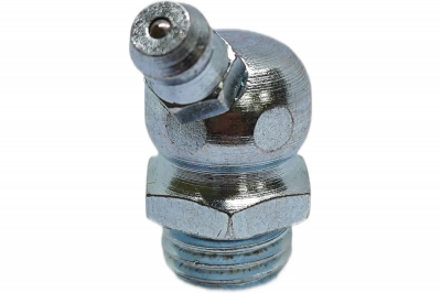Пресс-масленка угловая H2 М12х1,75, оцинкованная сталь, 010213