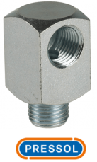 Переходник М10х1 нр. - M10x1 вн. (12035)