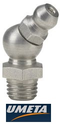 Пресс-масленка из нержавейки угловая Н2 M8х1 нерж. сталь Umeta