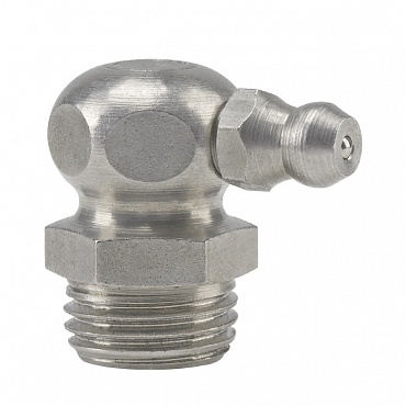 Коническая пресс-масленка угловая, нерж. 90° G 1/4" SK, Pressol (15977)