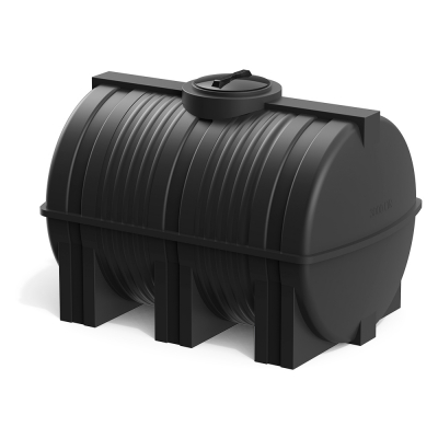 Горизонтальная емкость G 3000 литров (черный)