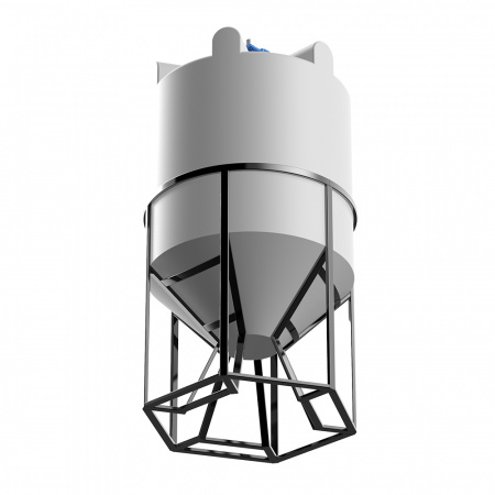 Емкость K 1000 литров с лопастной мешалкой