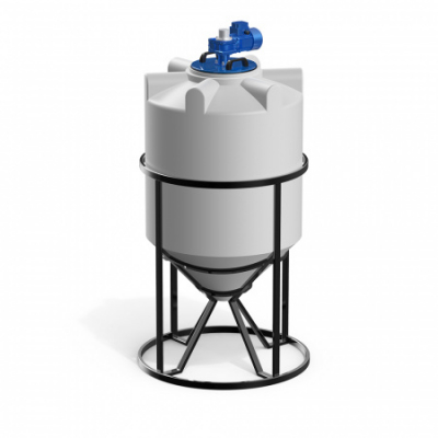 Емкость K 500 литров с лопастной мешалкой
