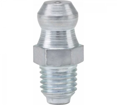 Пресс-масленка прямая оц. H1 M6x0,75, комплект 10 шт., оцинкованная сталь, Европейский стандарт DIN71412, MasloSmenka 010101-10