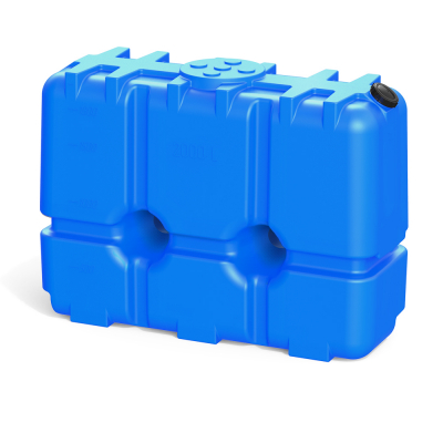 Бак RT 2000 литров для дизтоплива (синий)