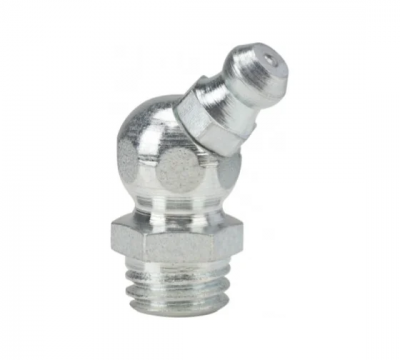 Пресс-масленка угловая оц. H2 M10x1,5, комплект 10 шт., оцинкованная сталь, Европейский стандарт DIN71412, MasloSmenka 010206-10