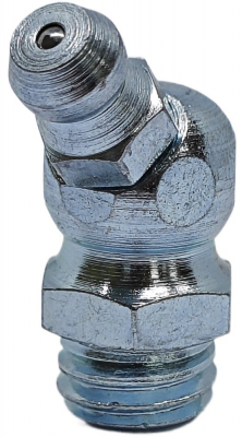 Пресс-масленка угловая оц. H2 M10x1,5, комплект 100 шт., оцинкованная сталь, Европейский стандарт DIN71412, MasloSmenka 010206-100