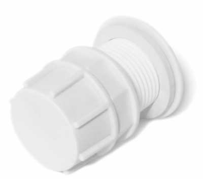 Отвод пластиковый с заглушкой 2"