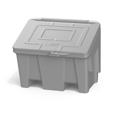 Ящик для песка, соли, реагентов и химикатов 160 литров (серый)