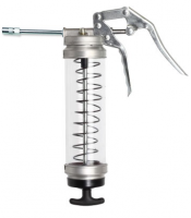 Прозрачный шприц G5RF/B-CL для смазки пистолетного типа, 500см3, трубка 100 мм ( GR46920)