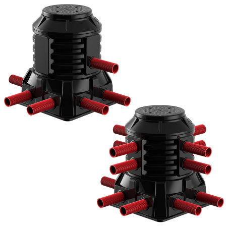 Колодец оперативного доступа КОД 2 H1100 с крышкой D 560 мм с подготовкой к установке кабельных стоек AK11010103