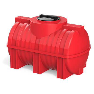 Горизонтальная емкость G 500 литров (красный)