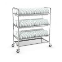 Тележка сварная серия "Люкс" для тарелок ТТ-Л-3-1200.600-02 (ТТ-3)