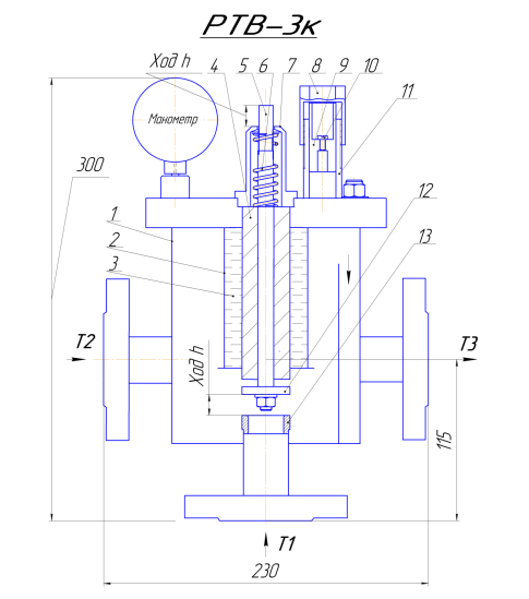 Регулятор температуры воды Корал РТВк-3 16.032
