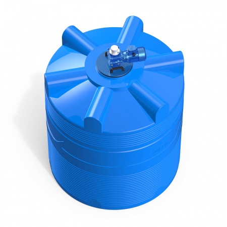 Емкость V 2000 литров с лопастной мешалкой