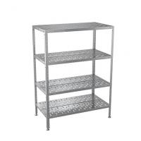 Стеллаж кухонный серия "Стандарт" СТК-С-1500.650.1600-02-Н-ПП (СТКН-1500/650Р)