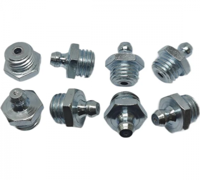 Пресс-масленка прямая оц. H1 M12x1.5, комплект 10 шт., оцинкованная сталь, Европейский стандарт DIN71412, MasloSmenka 010110-10