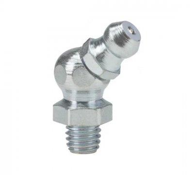 Пресс-масленка угловая оц. H2 M6x1 комплект 100 шт., оцинкованная сталь, Европейский стандарт DIN71412, MasloSmenka 010201-100