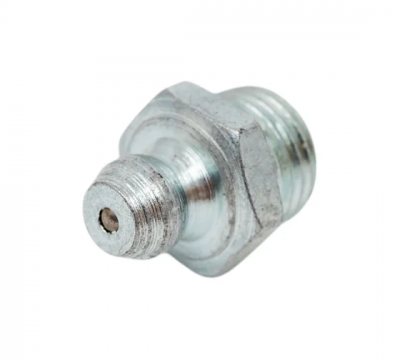 Пресс-масленка прямая оц. H1 R1/8"BSPT, комплект 10 шт., оцинкованная сталь, Европейский стандарт DIN71412, MasloSmenka 010108-10