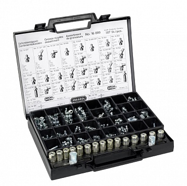 Набор пресс-масленок 387 шт., Pressol (16099)