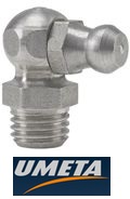 Пресс-масленка из нержавейки угловая Н3 M8х1 нерж. сталь Umeta