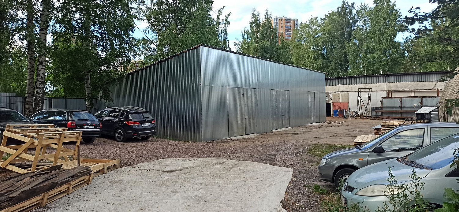 Ангар для холодного хранения трех секционный