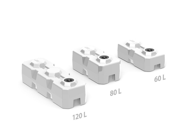 Бак T 120 литров (белый)