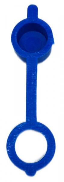 Колпачок для пресс-масленок MasloSmenka H 32мм, компл. 100 шт., синий 011011-100