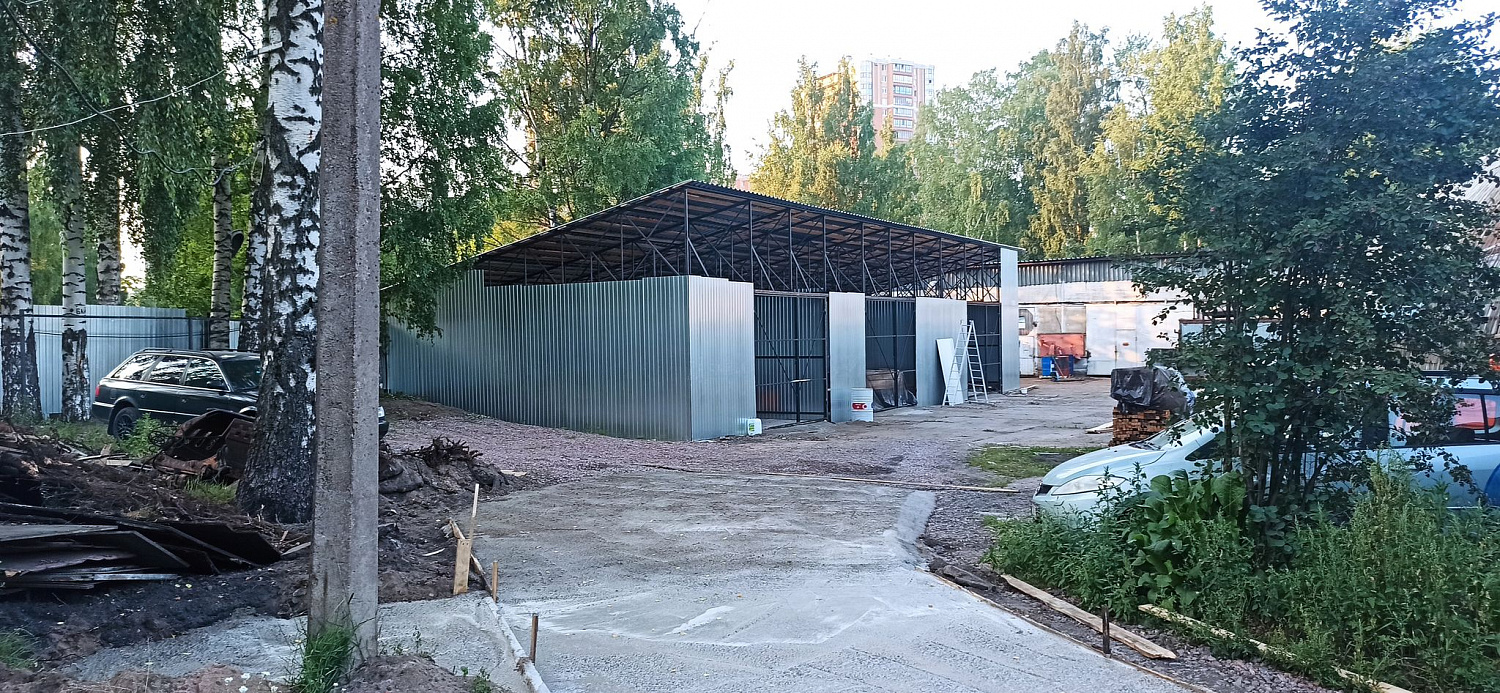 Ангар для холодного хранения трех секционный