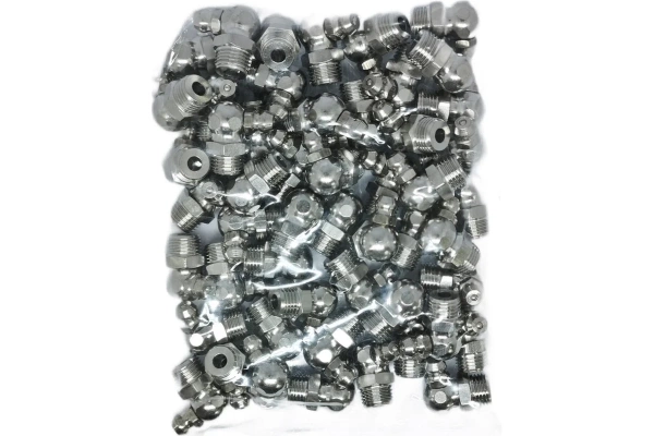 Пресс-масленка угловая нерж. H3 M10x1, комплект 10 шт.,нержавеющая сталь AISI304, Европейский стандарт DIN71412, MasloSmenka 010903-10