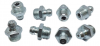Пресс-масленка прямая H1 R1/8"NPT, оцинкованная сталь, 010119