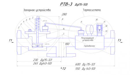 Регулятор температуры воды Корал РТВ-3 16.050