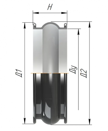 Вставка компенсационная резинокордная Ду-400 (Н200)