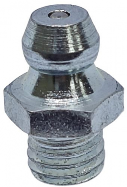 Пресс-масленка прямая оц. H1 M7x1, комплект 100 шт., оцинкованная сталь, Европейский стандарт DIN71412, MasloSmenka 010113-100