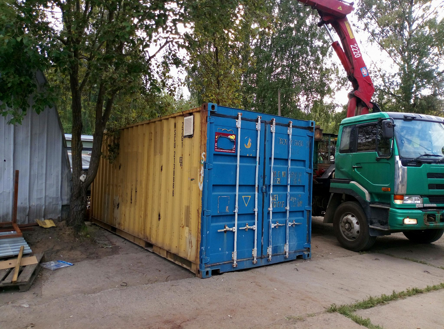 Производство АЗС на 16 м3 в контейнере для автопарка заказчика