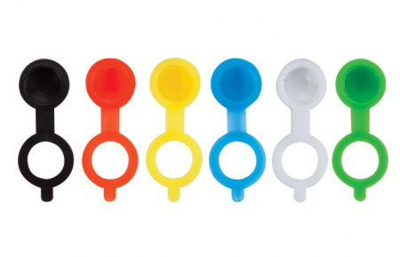 Защитные колпачки для пресс-масленок из пластика 24 мм, синий (GR46721)