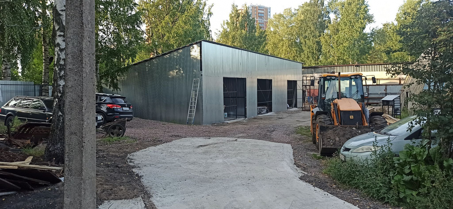 Ангар для холодного хранения трех секционный