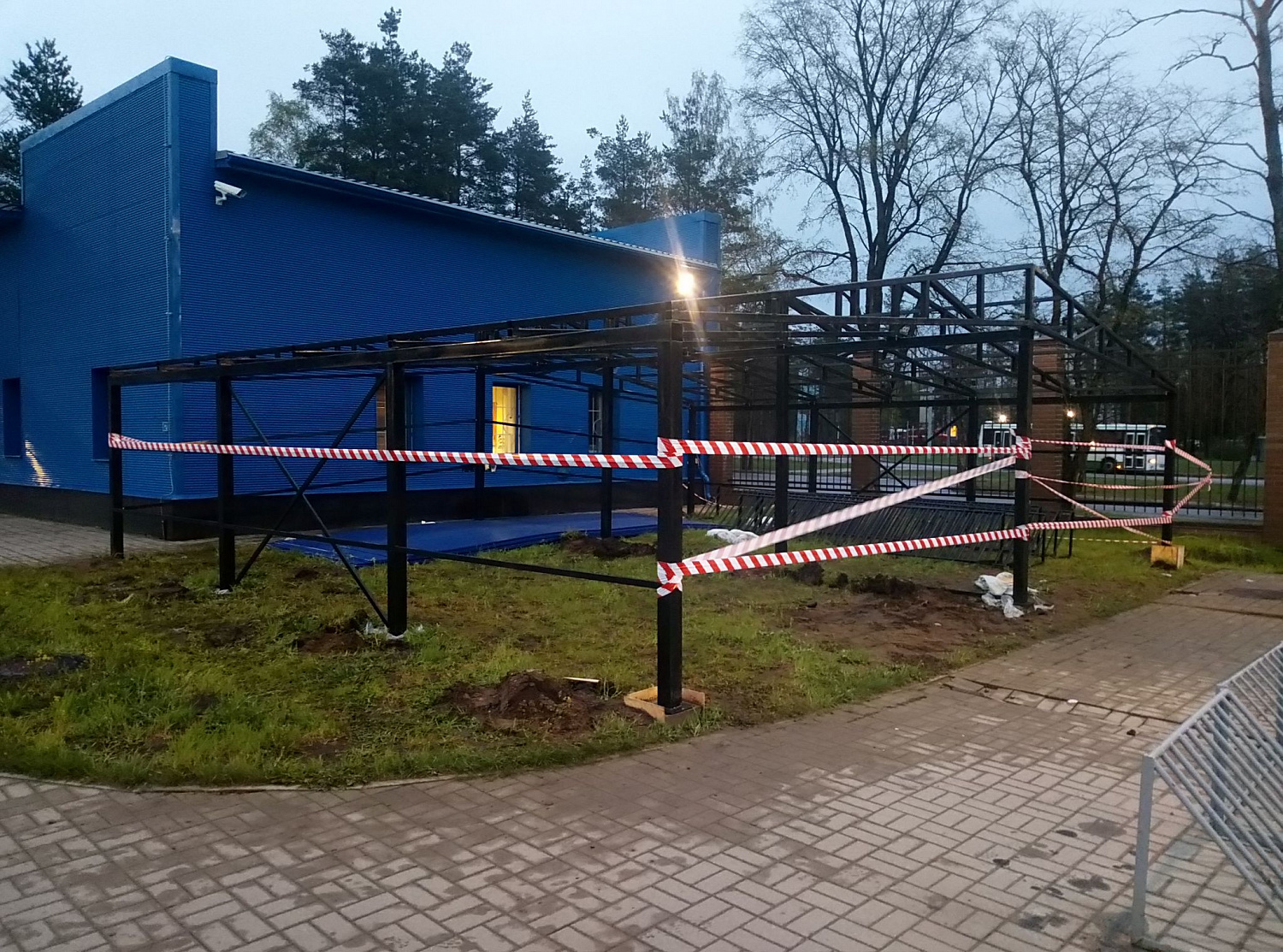 Строительство велопарковки для АО "ОДК Климов"