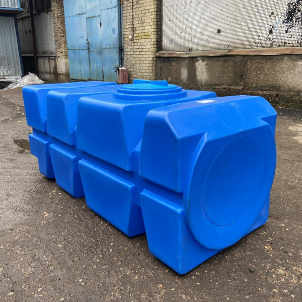 Горизонтальная емкость FG 1000 (350) литров (оранжевый)