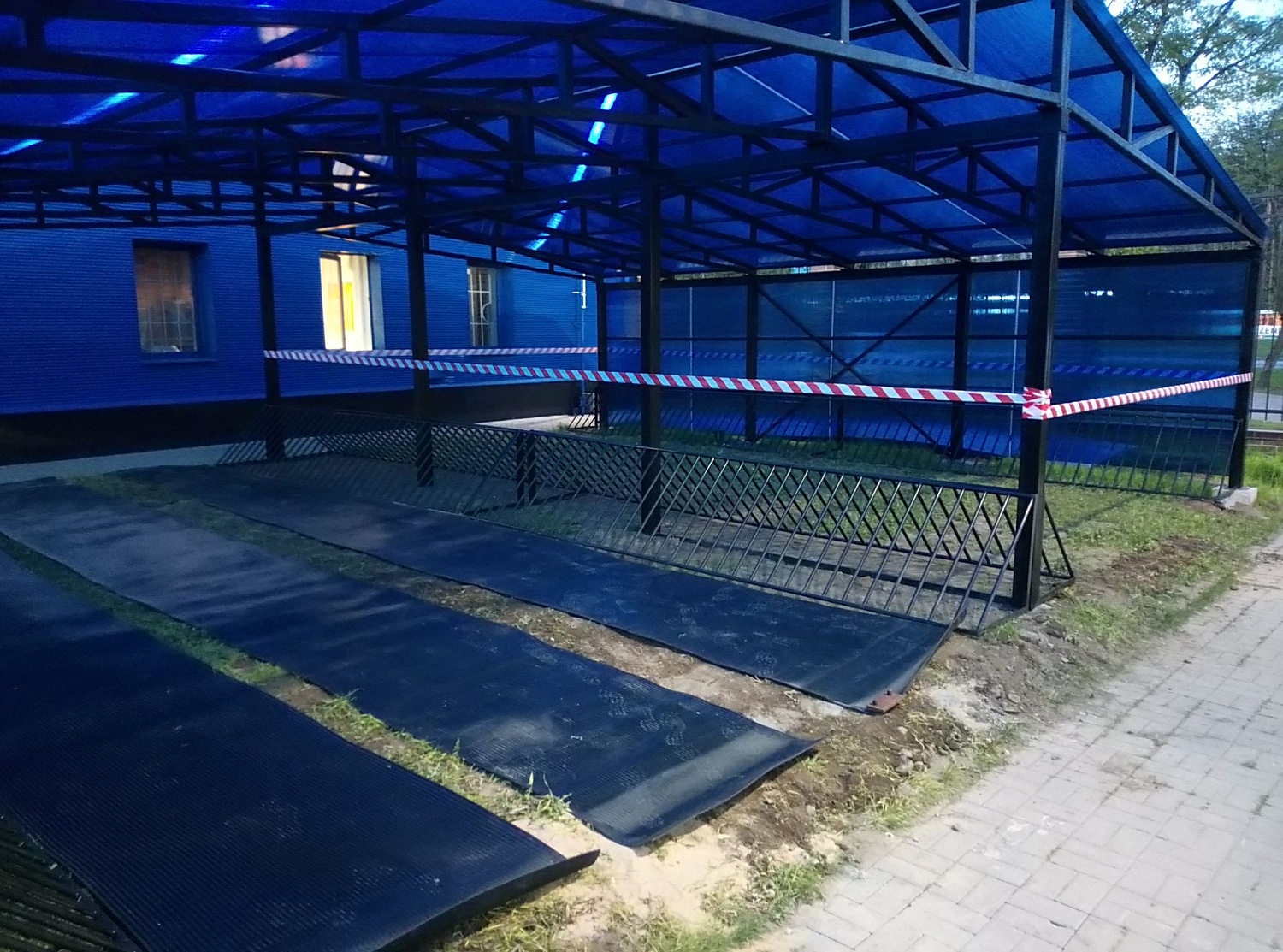 Строительство велопарковки для АО "ОДК Климов"