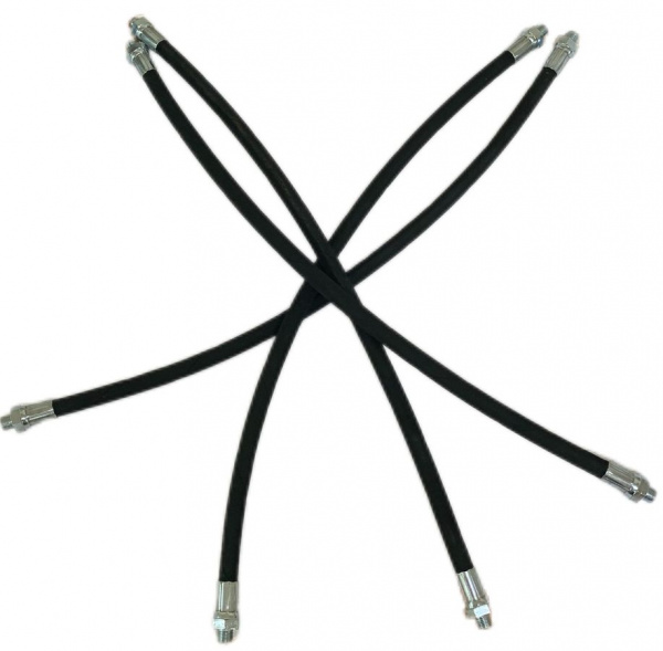 Гибкий шланг 12х500 мм для смазочных шприцев М10х1, MasloSmenka 020206