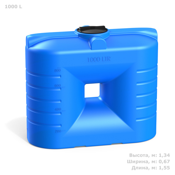 Бак SN 1000 литров (синий)