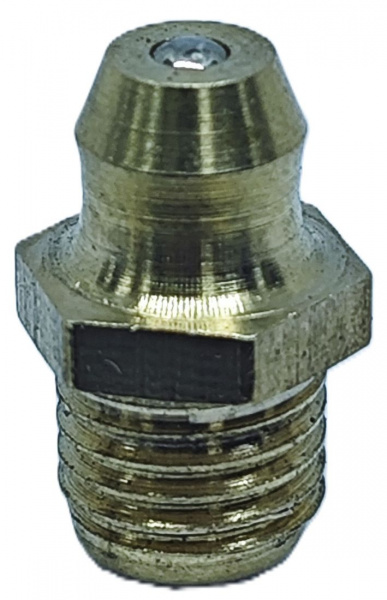 Пресс-масленка MasloSmenka прямая, H1 M8x1, латунь, комплект 10 шт., 010125-10