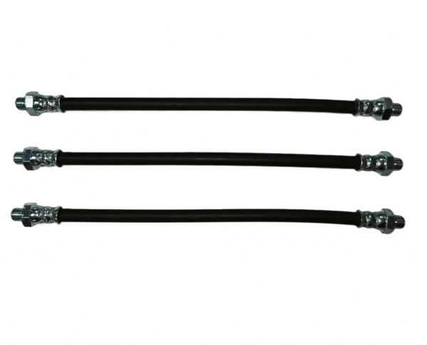 Гибкий шланг усиленный 10х300 мм для смазочных шприцев М10х1, MasloSmenka 020205