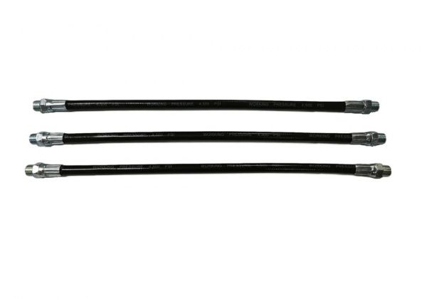 Гибкий шланг 8х300 мм для смазочных шприцев М10х1, MasloSmenka 020207