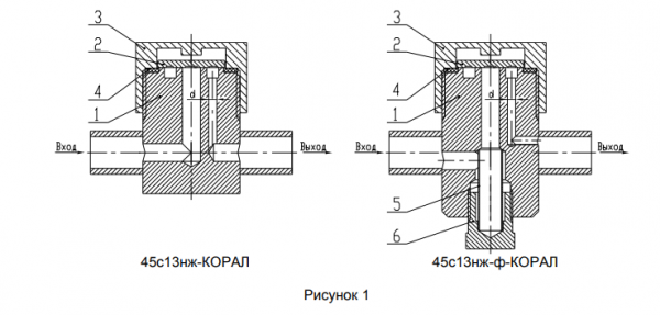 Конденсатоотводчик термодинамический Корал 45с13нж-ф Ду40 Ру40 под приварку с фильтром